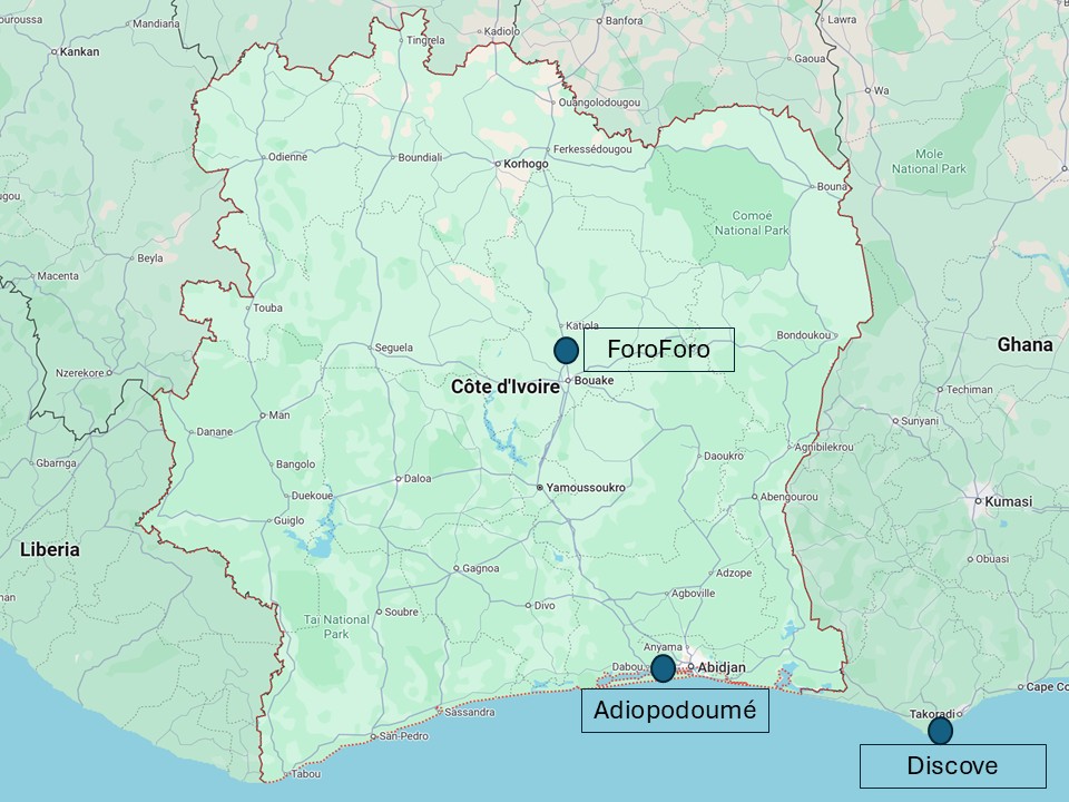 First Encounter with the Tropics: Côte d’Ivoire ivoorkust
